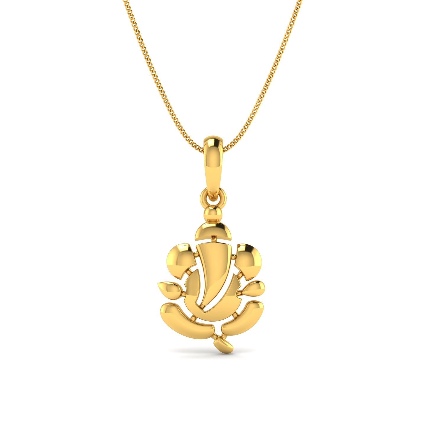 Lords Jewels Divine Ganesha 18KT Yellow Gold Pendant (1.077g)