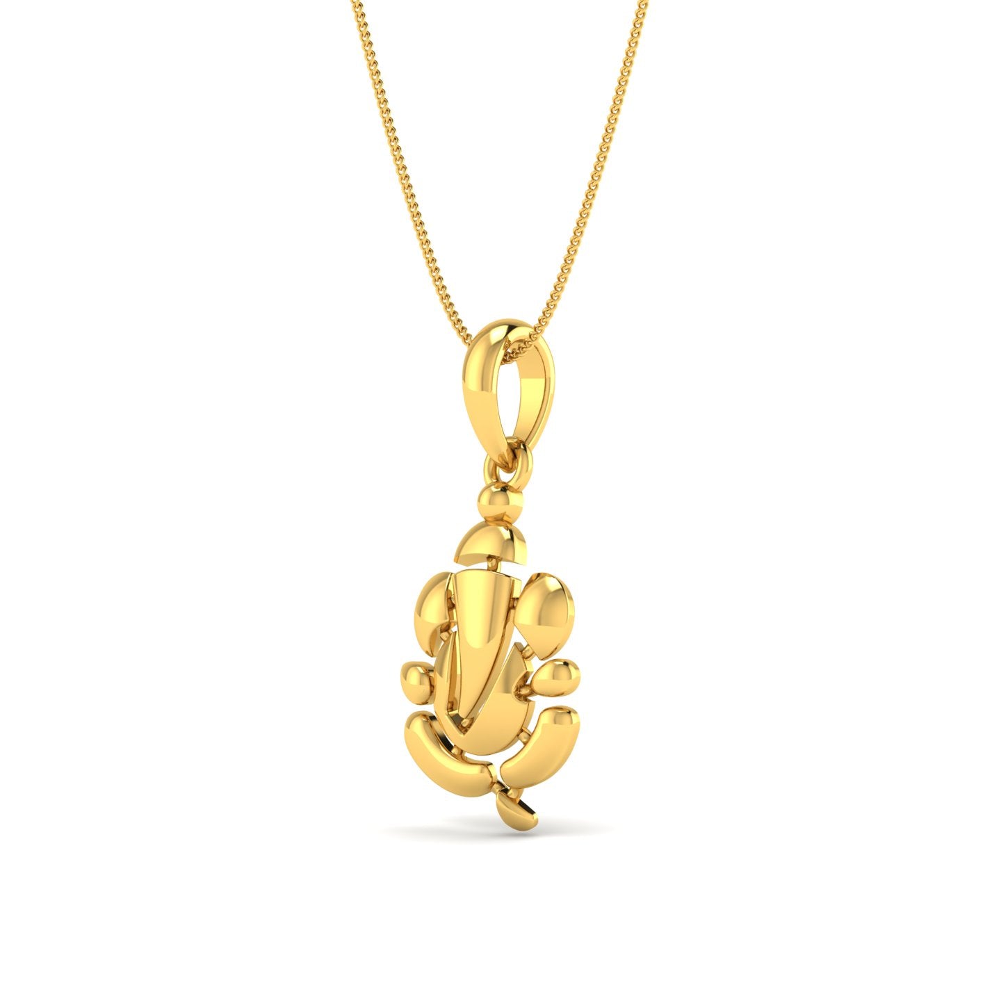 Lords Jewels Divine Ganesha 18KT Yellow Gold Pendant (1.077g)