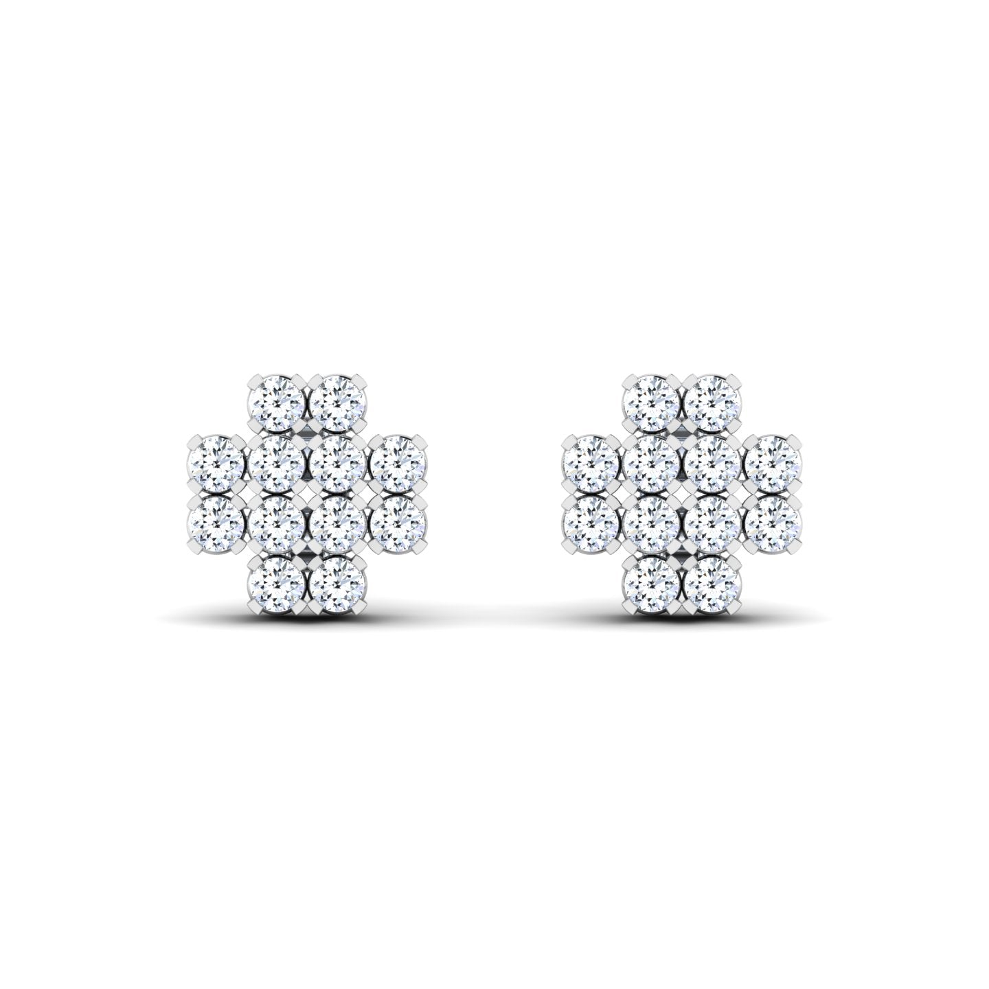 Lords Jewels Silver Floret Earring Crafted in 92.5 SIlver