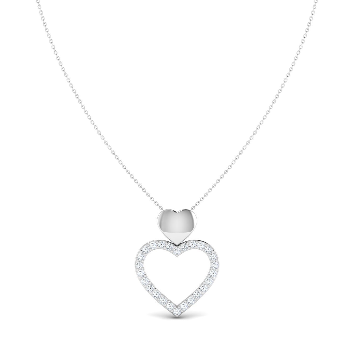 Lords Jewels Silver Heart Pendant crafted in 92.5 Silver