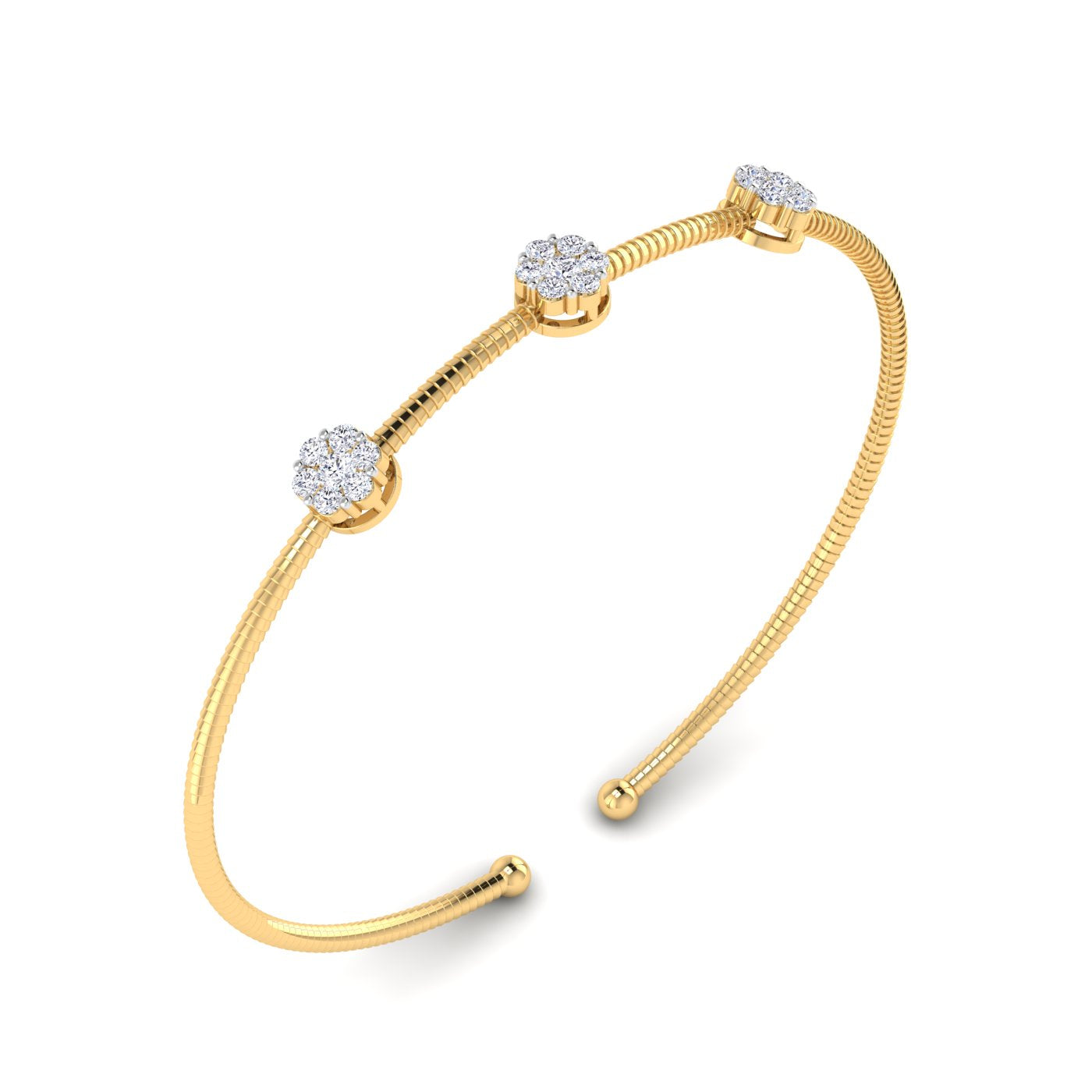 Floret Complement Diamond Bracelet lordsjewels