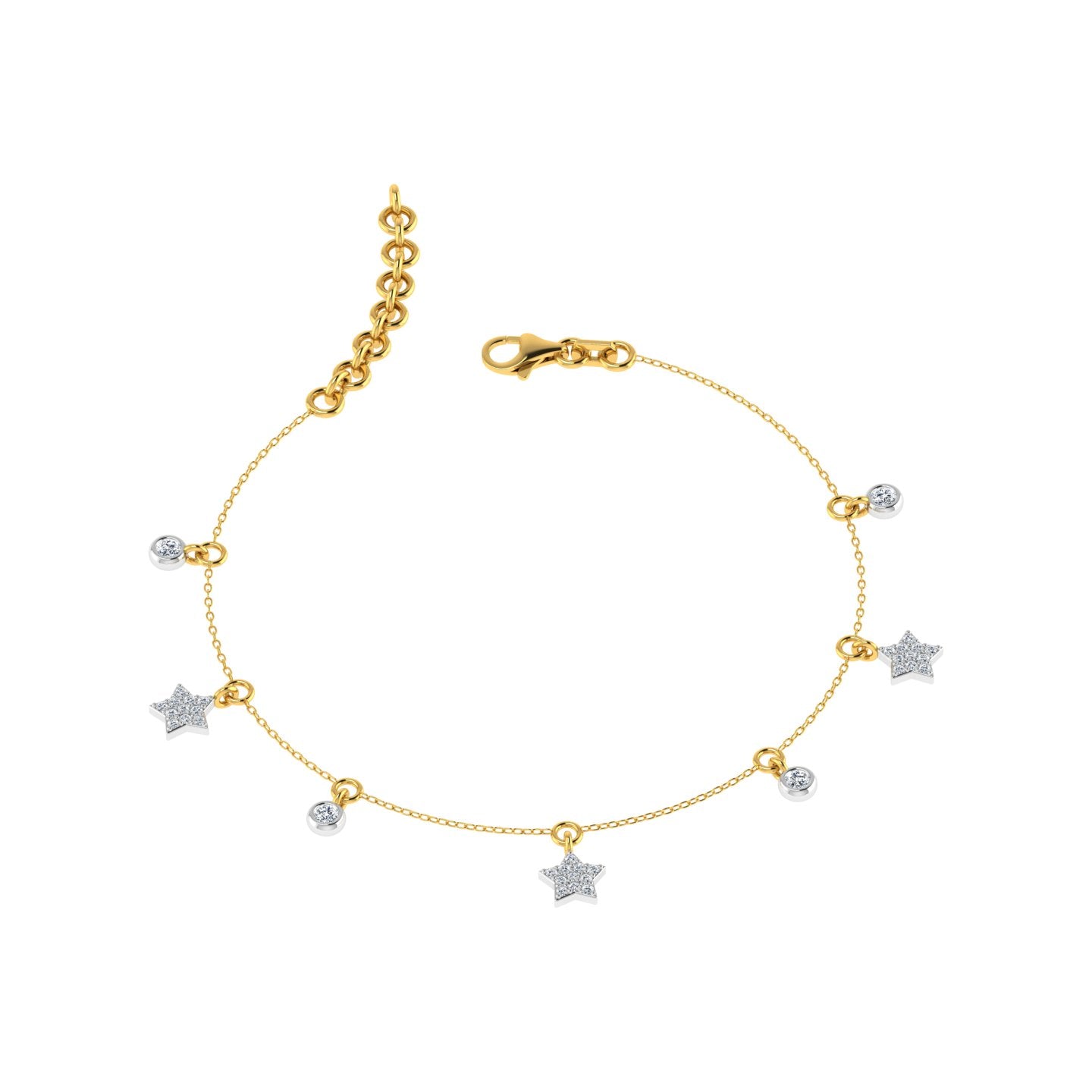 Ravishing Star Diamond Bracelet lordsjewels