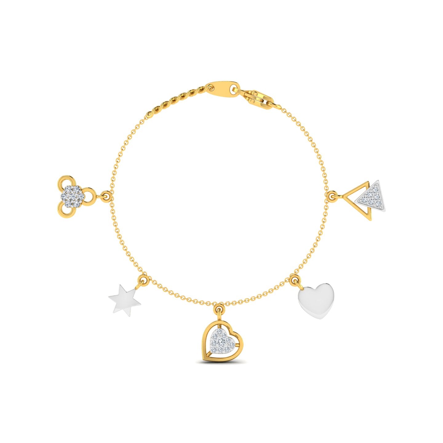 TRINITY OF HEARTS BRACELET lordsjewels