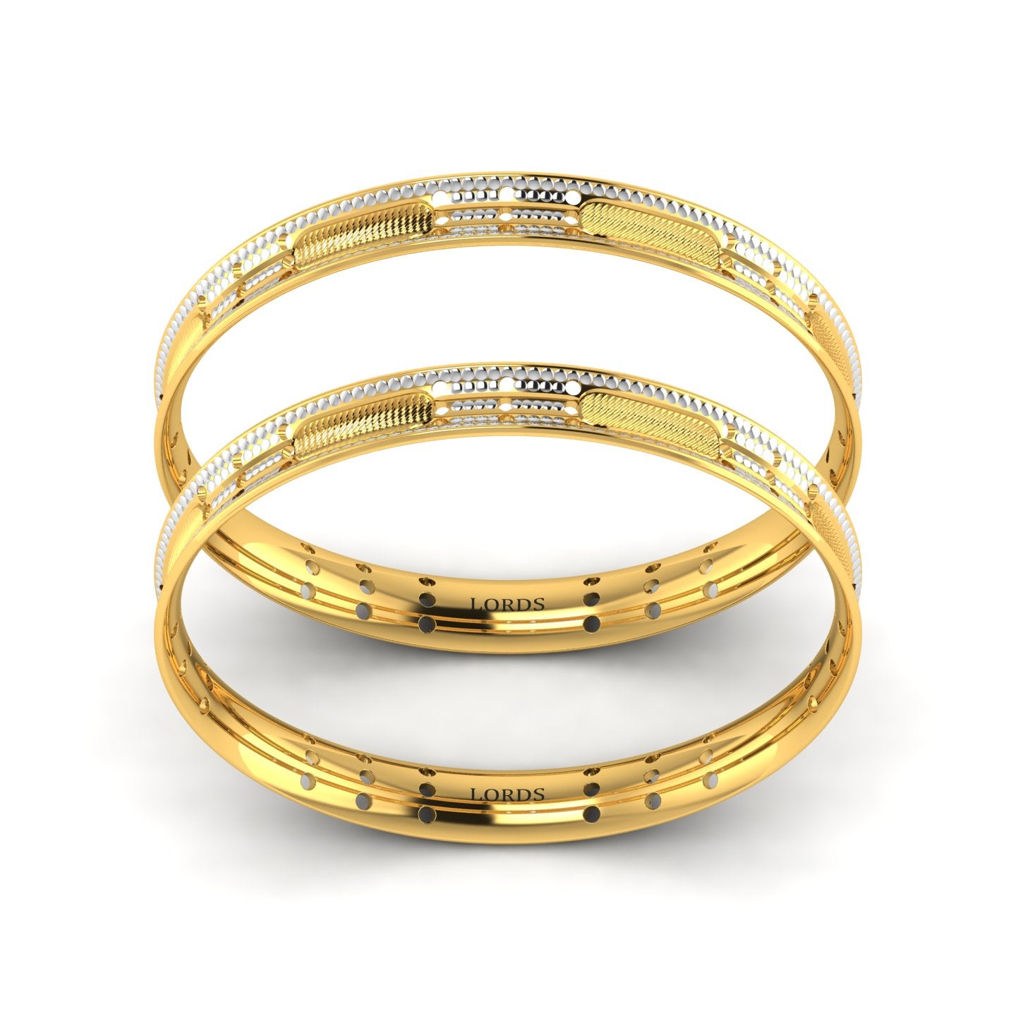 Urban Chevron 22KT bangles lordsjewels