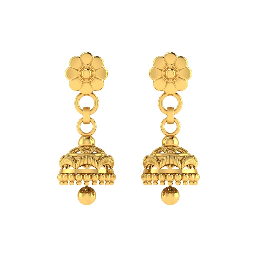 Ravishing 22 Karat Jhumki lordsjewels