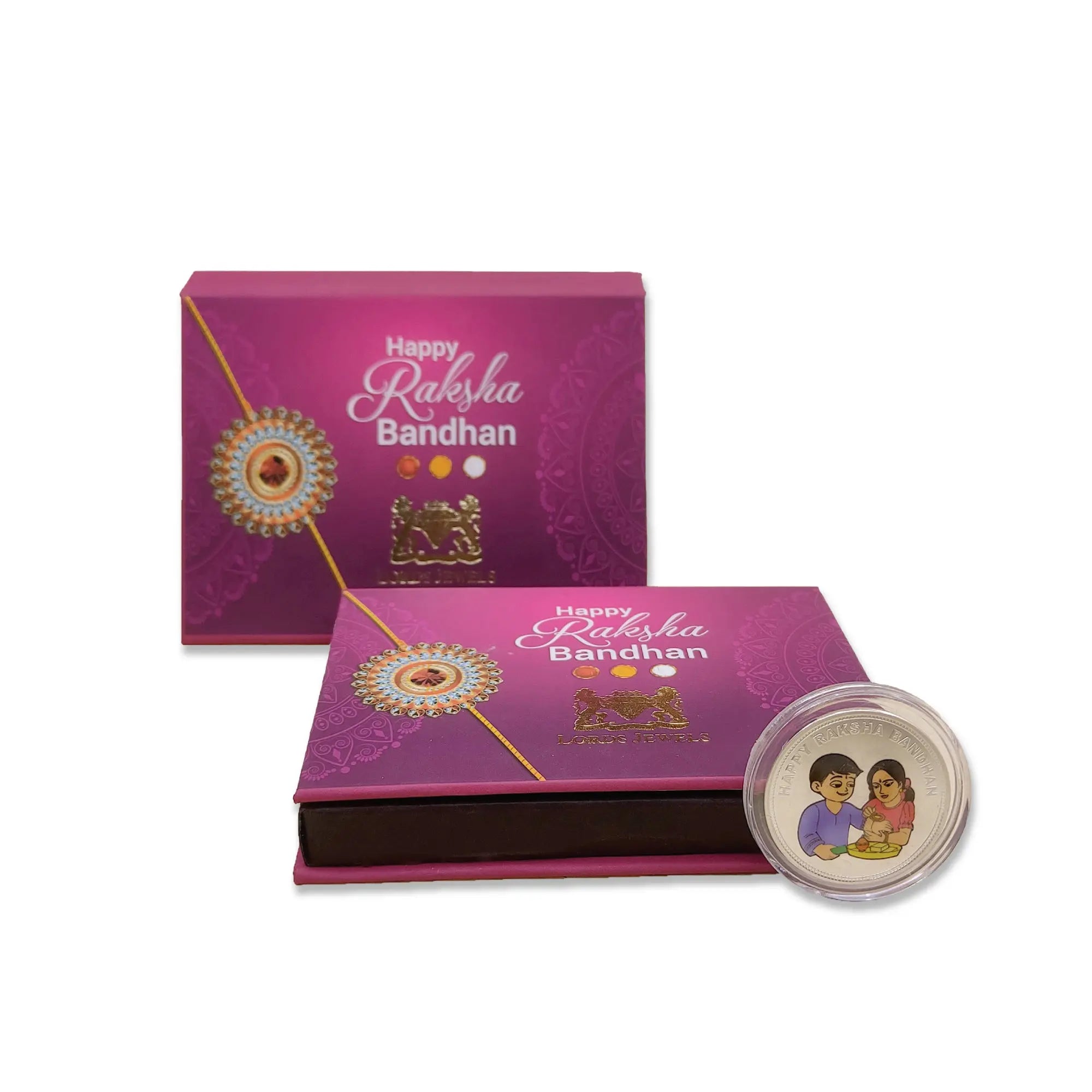 Raksha Bandhan Precious Moment 10 g Silver Coin lordsjewels