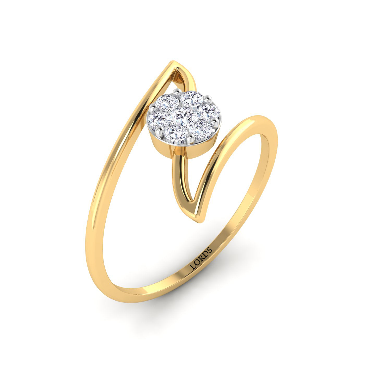 Charming Sun Diamond Ring lordsjewels