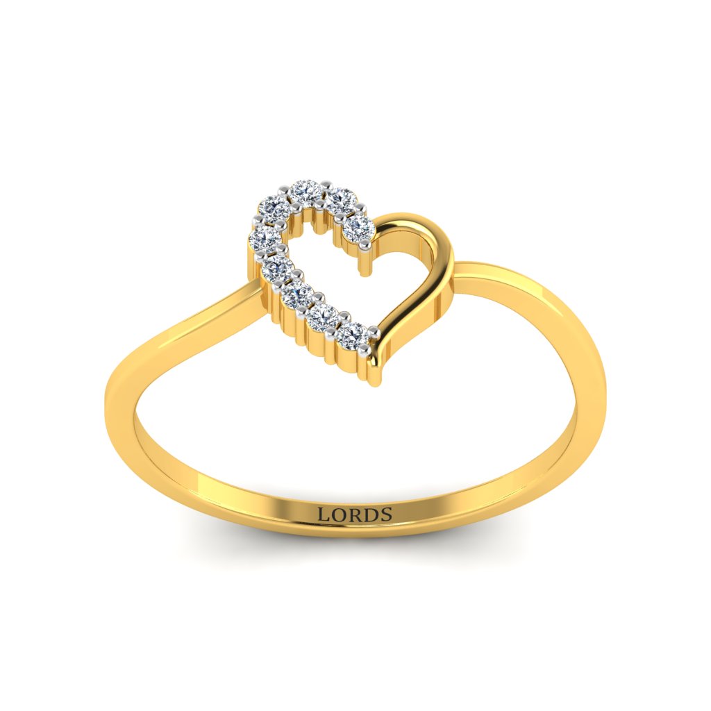 Shy Heart Diamond Ring lordsjewels