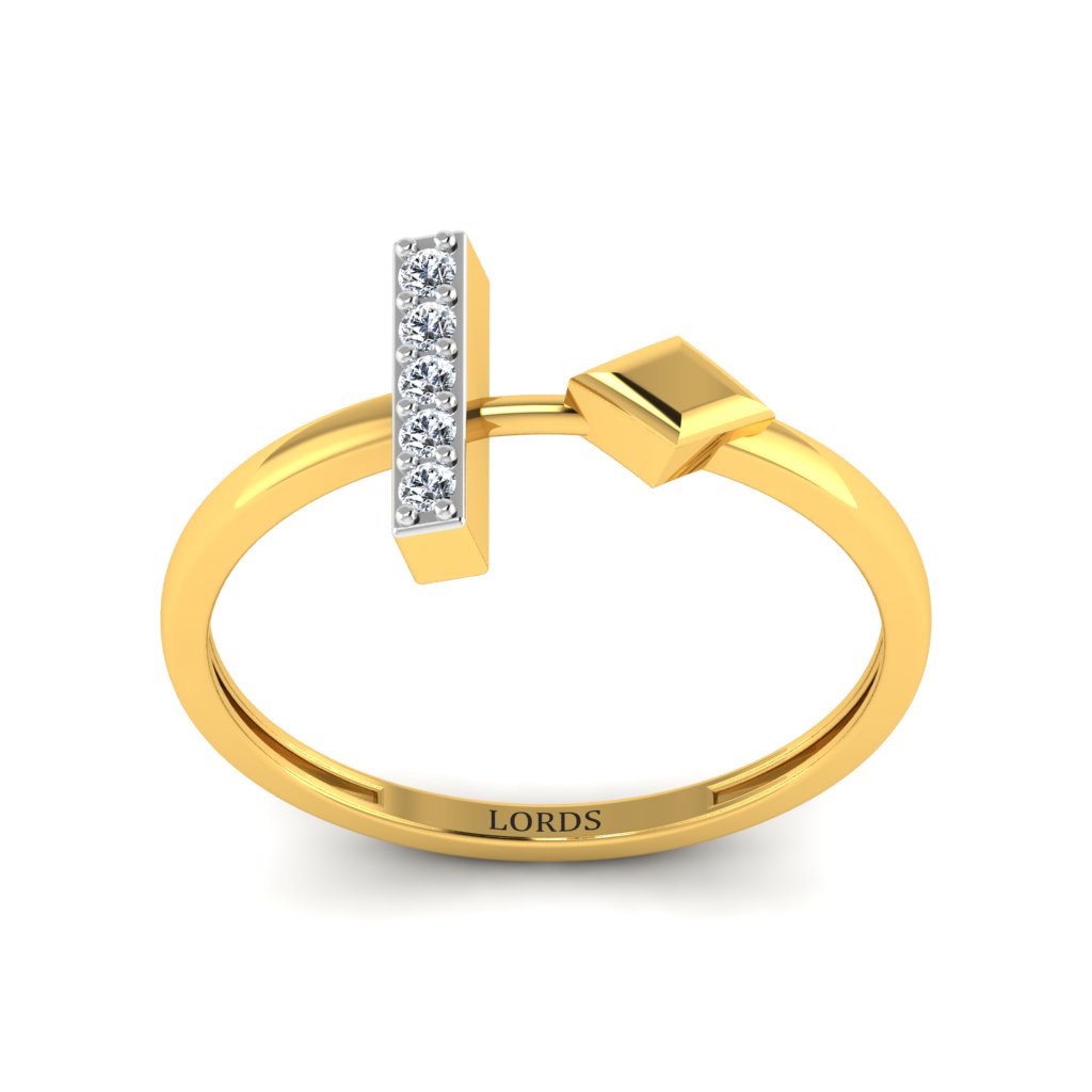 Bliss of Cross Diamond Ring lordsjewels