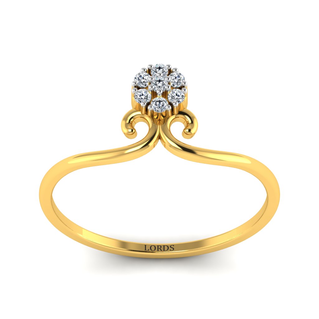 Consistent Flower Diamond Ring lordsjewels