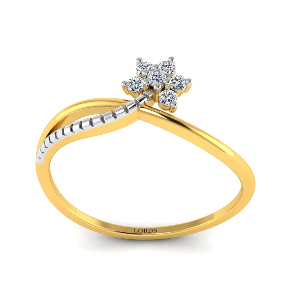 Sizzling Floret Diamond Ring lordsjewels