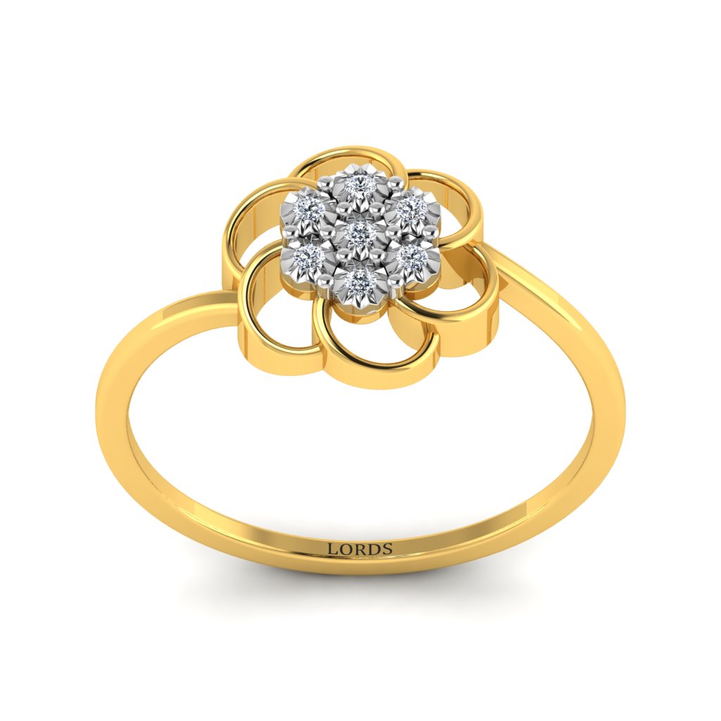 Floret Crown Diamond Ring lordsjewels