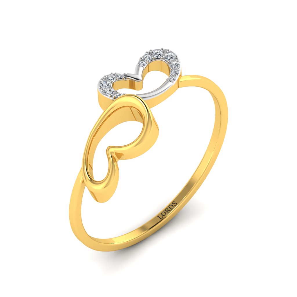 Heart of Gold Diamond Ring lordsjewels