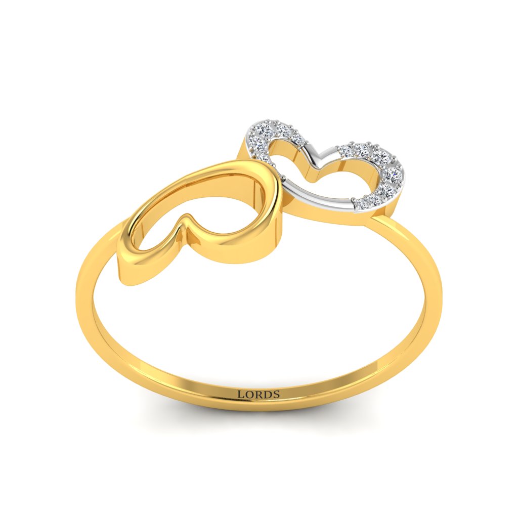 Heart of Gold Diamond Ring lordsjewels