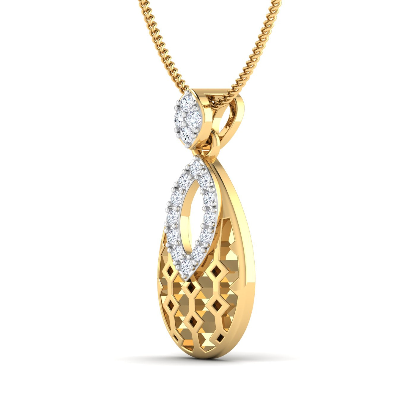 Drip Diamond Pendant Pendant lordsjewels