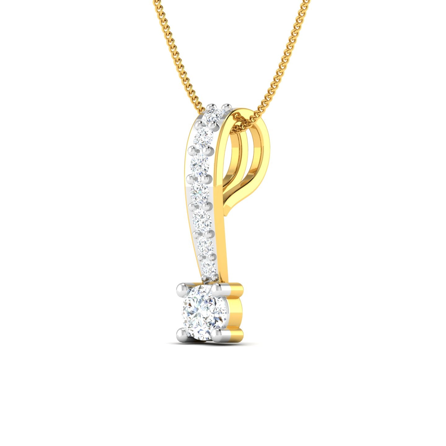 Artistic Diamond Pendant lordsjewels