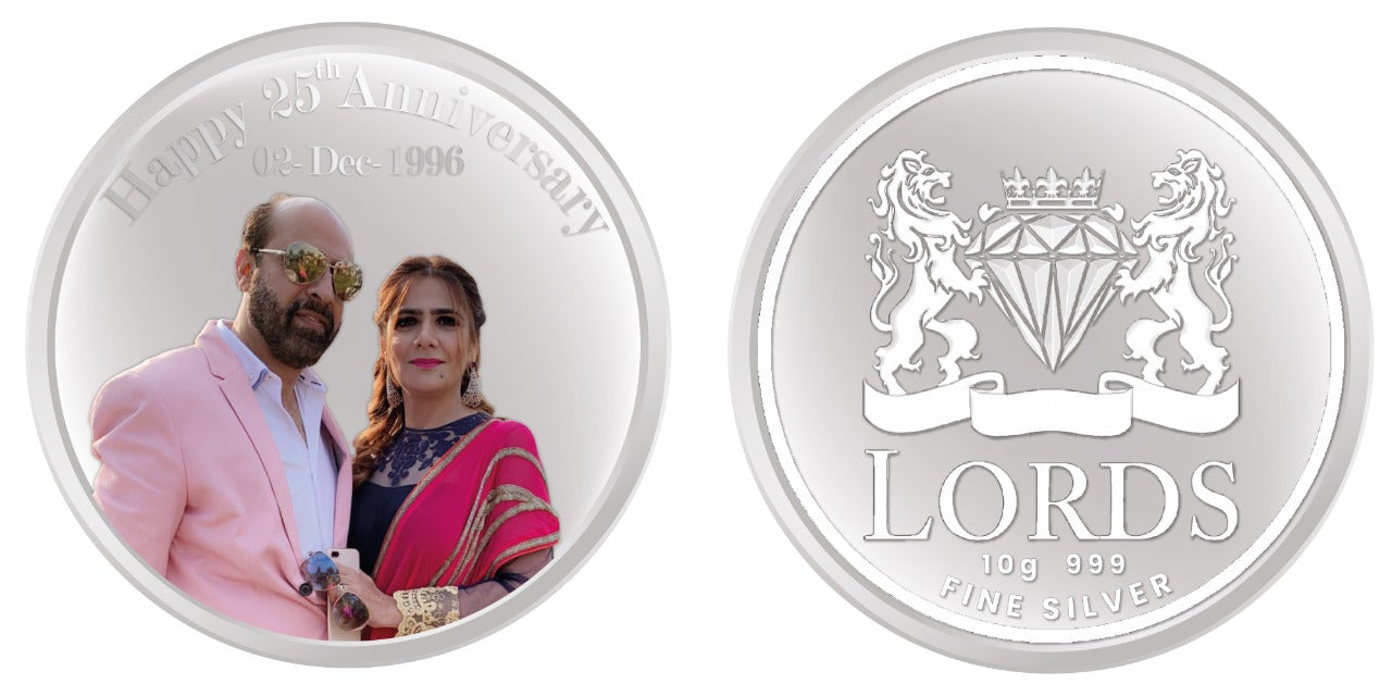 Customizable Silver Coin lordsjewels